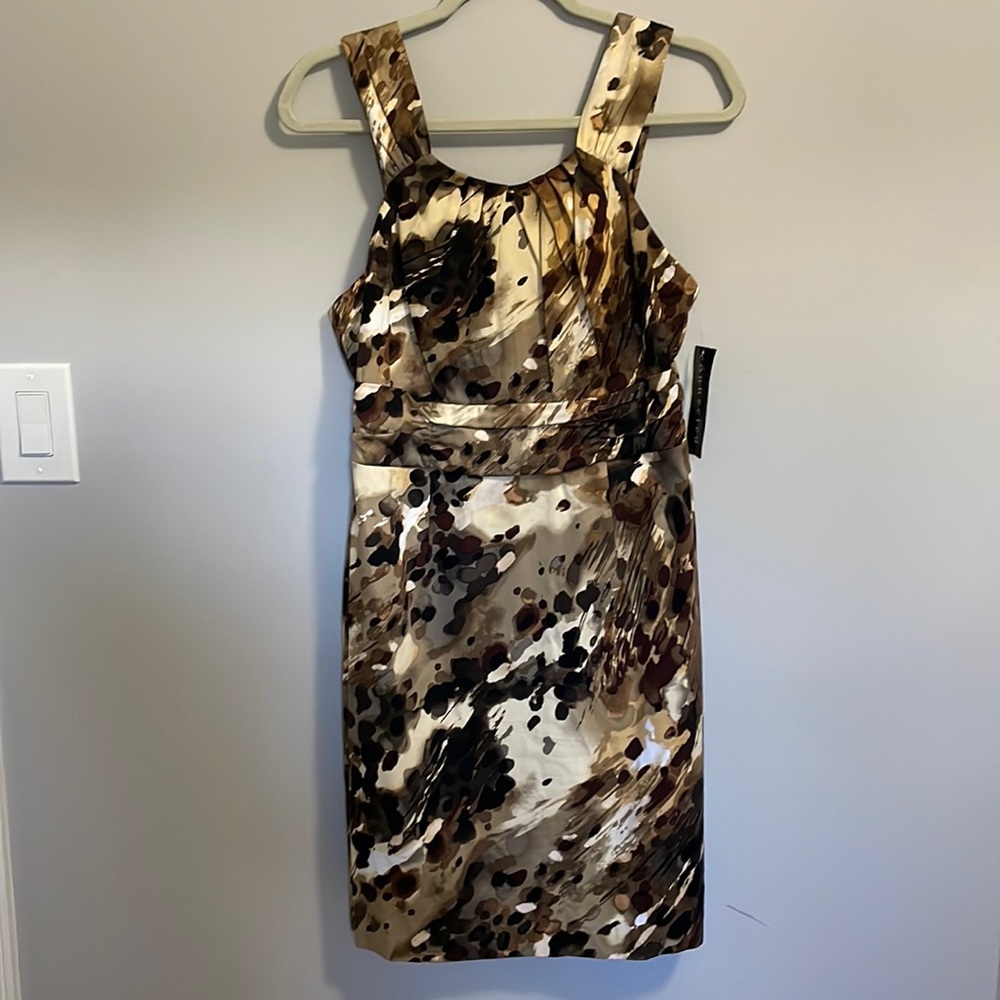 Connected Apparel Petite Sleeveless Dress ! 🟤 ⚫️